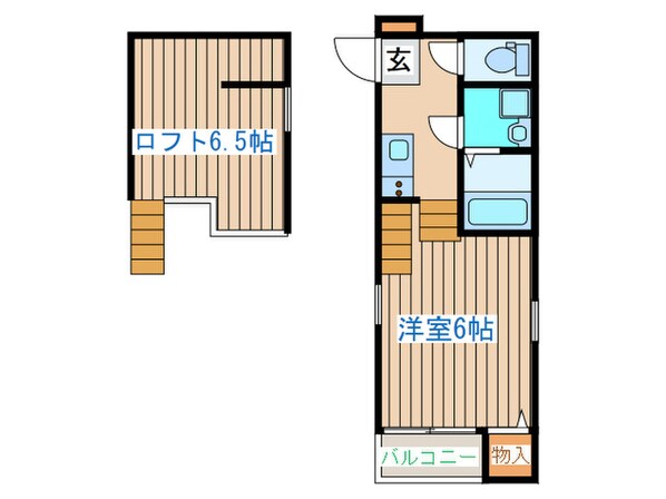 アンソレイエ中野栄の物件間取画像